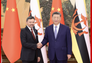 习近平会见文莱王储比拉