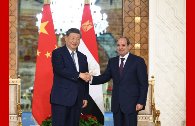 习近平同埃及总统塞西会谈